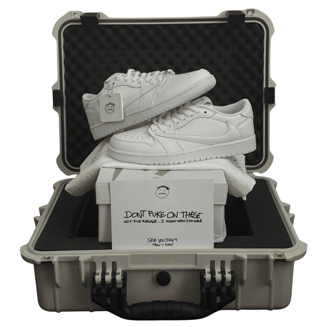 Air Jordan 1 Low Travis Scott - Michael Rubin White Party