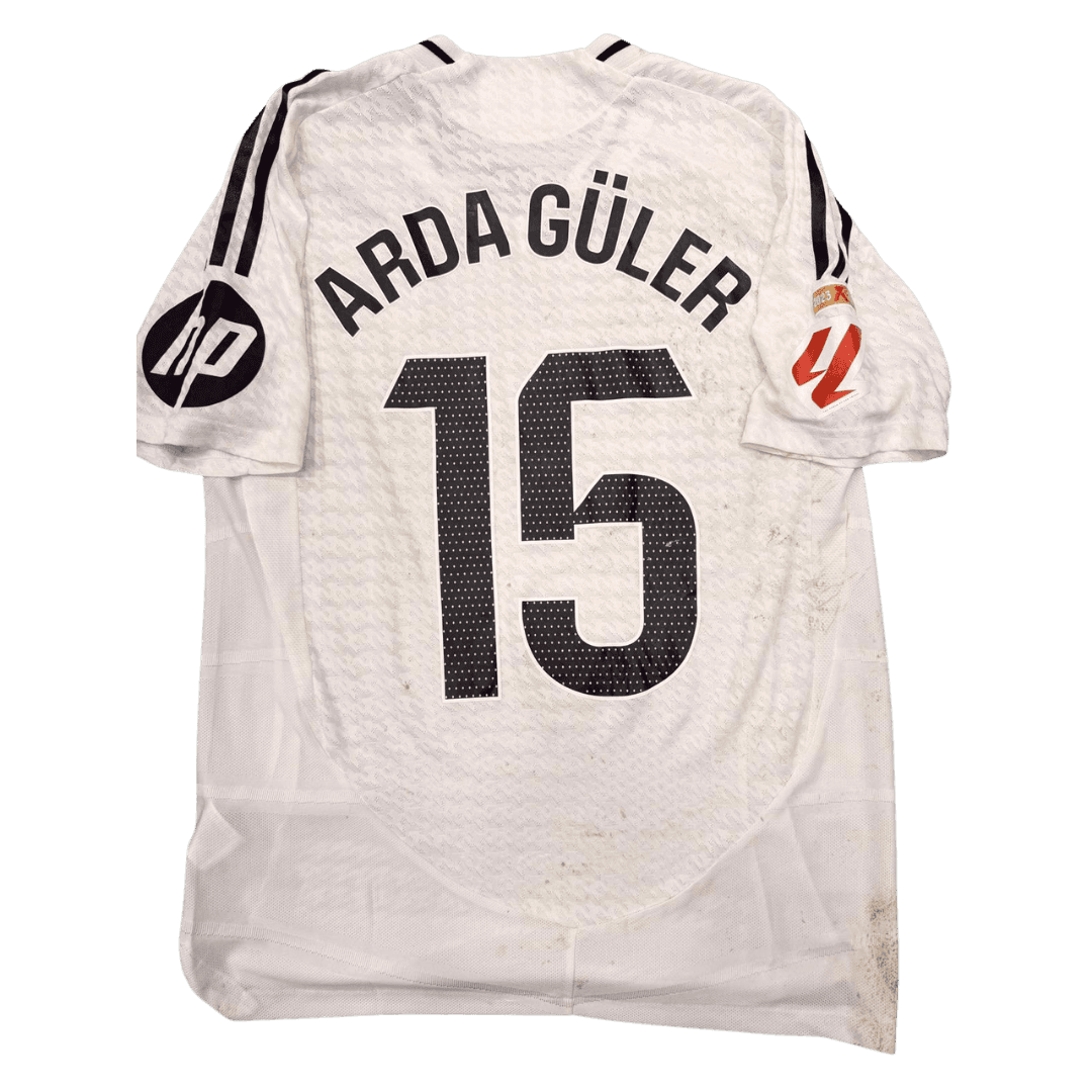 Arda Güler - Match Worn Shirt Real Madrid-Celta Vigo (04/05/25)