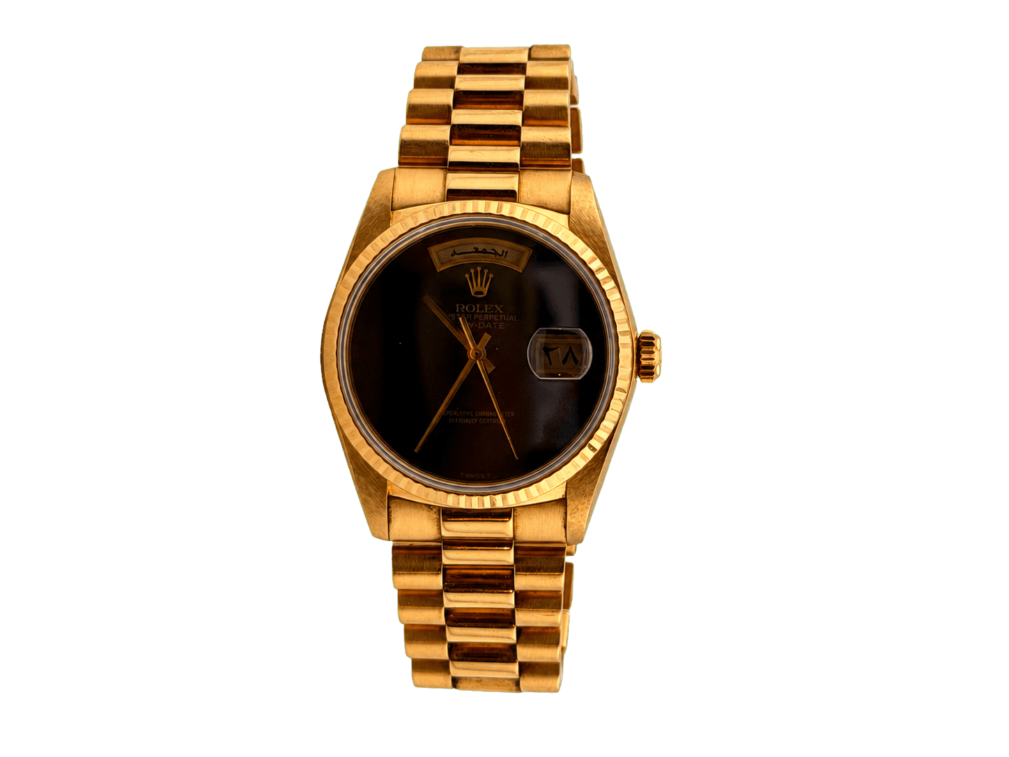 Rolex Day-Date 36mm Onix Dial Bahrain Full Set 
